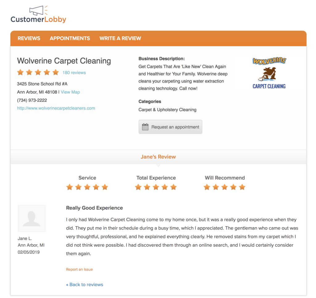 Five Star Customer Reviews