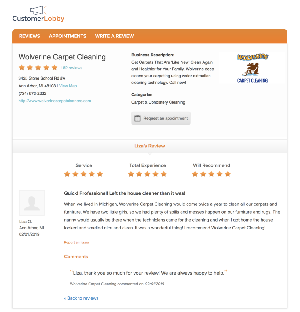 Five Star Customer Reviews